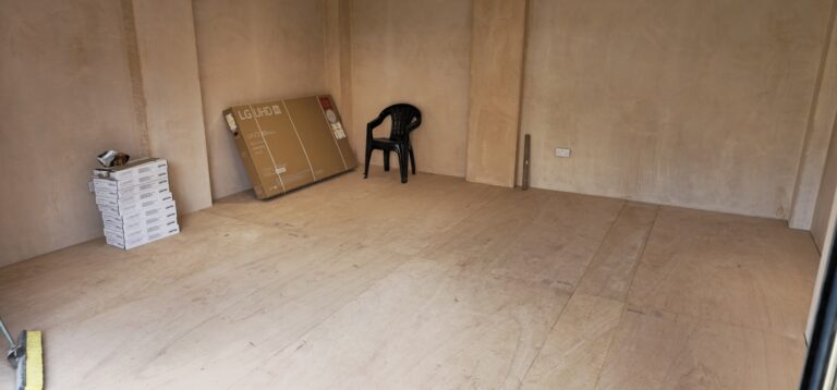Finished garage conversion ready for use